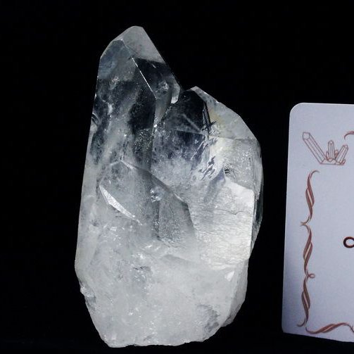 レムリアンシード水晶 原石 ミナスジェライス州コリント産 ※証明書付き[T370-4282]