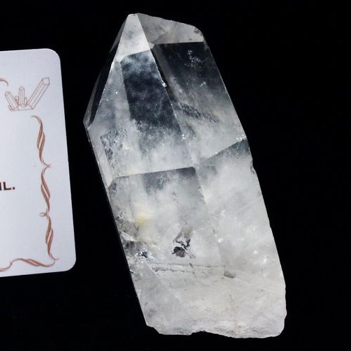 レムリアンシード水晶 原石 ミナスジェライス州コリント産 ※証明書付き[T370-4284]