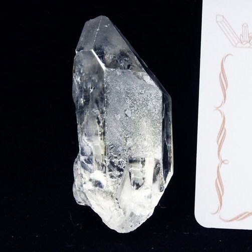 レムリアンシード水晶 原石 ミナスジェライス州コリント産 ※証明書付き[T370-4297]