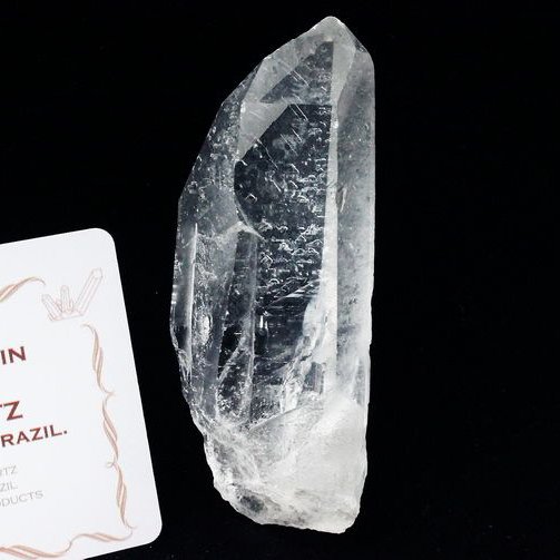 レムリアンシード水晶 原石 ミナスジェライス州コリント産 ※証明書付き[T370-4333]