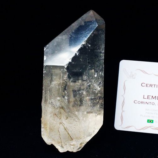 レムリアンシード水晶 原石 ミナスジェライス州コリント産 ※証明書付き[T370-4351]