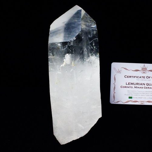 レムリアンシード水晶 原石 ミナスジェライス州コリント産 ※証明書付き[T370-4356]