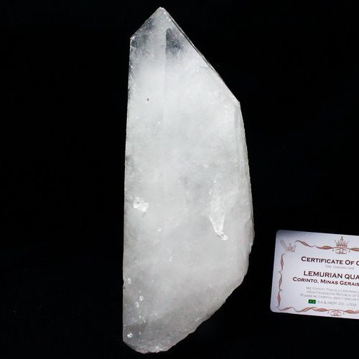 1.3Kg レムリアンシード水晶 原石 ミナスジェライス州コリント産 ※証明書付き[T370-4364]