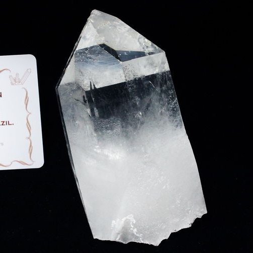 レムリアンシード水晶 原石 ミナスジェライス州コリント産 ※証明書付き[T370-4367]