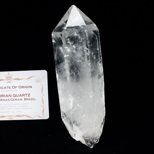 レムリアンシード水晶 原石 ミナスジェライス州コリント産 ※証明書付き[T370-4370]