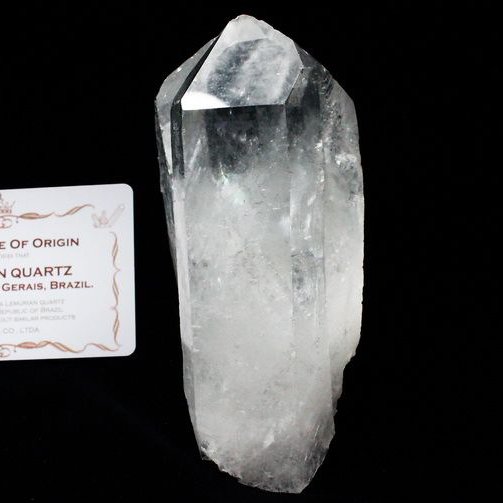 レムリアンシード 水晶 原石 セルフヒールド ミナスジェライス州コリント産 ※証明書付き[T370-4397]