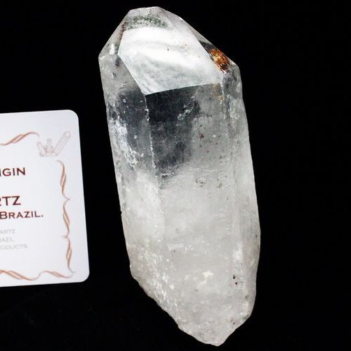 レムリアンシード ガーデン水晶 原石 ミナスジェライス州コリント産 ※証明書付き[T370-4415]