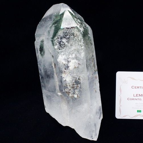 レムリアンシード ガーデン水晶 原石 ミナスジェライス州コリント産 ※証明書付き[T370-4642]
