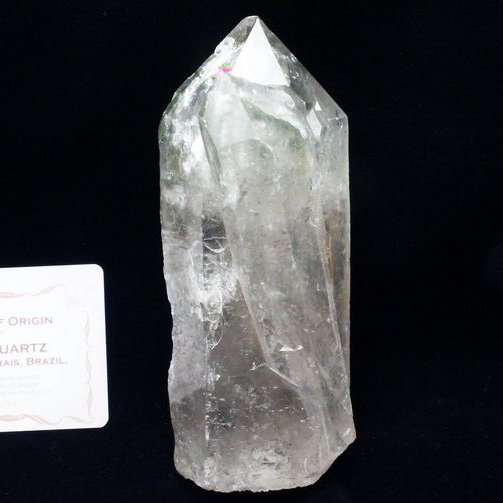 レムリアンシード ガーデン水晶 原石 ミナスジェライス州コリント産 ※証明書付き[T370-4643]
