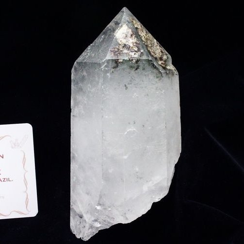 レムリアンシード ガーデン水晶 原石 ミナスジェライス州コリント産 ※証明書付き[T370-4646]