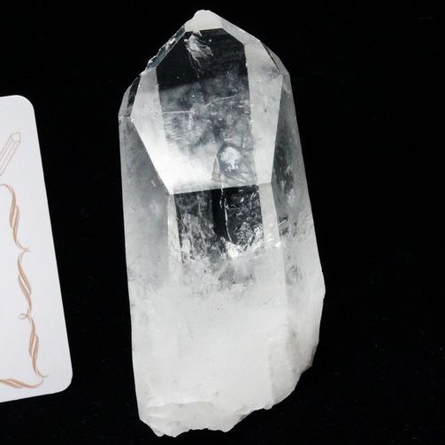 レムリアンシード水晶 原石 ミナスジェライス州コリント産 ※証明書付き[T370-4654]