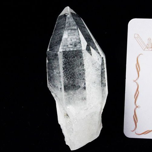 レムリアンシード水晶 原石 ミナスジェライス州コリント産 ※証明書付き[T370-4715]