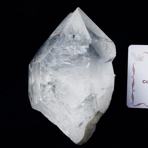 レムリアンシード水晶 原石 ミナスジェライス州コリント産 ※証明書付き[T370-4739]