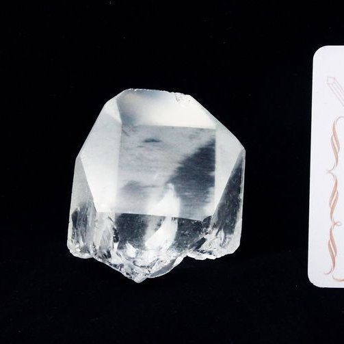 レムリアンシード水晶 原石 ミナスジェライス州コリント産 ※証明書付き[T370-4764]
