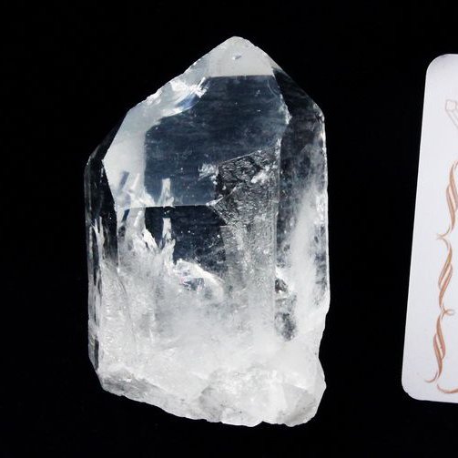 レムリアンシード水晶 原石 ミナスジェライス州コリント産 ※証明書付き[T370-4792]