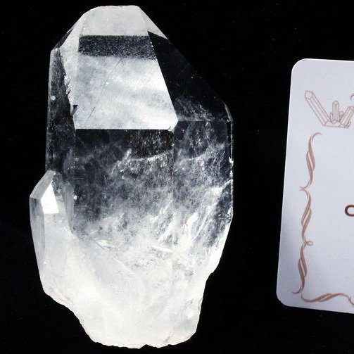 レムリアンシード水晶 原石 ミナスジェライス州コリント産 ※証明書付き[T370-4916]