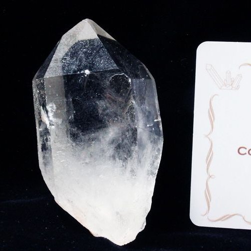 レムリアンシード水晶 原石 ミナスジェライス州コリント産 ※証明書付き[T370-4963]