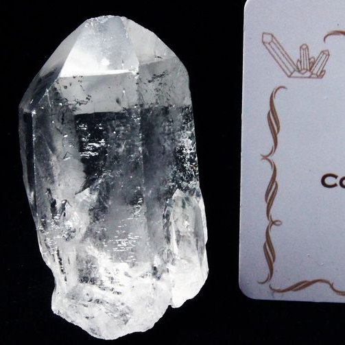 レムリアンシード水晶 原石 ミナスジェライス州コリント産 ※証明書付き[T370-4968]