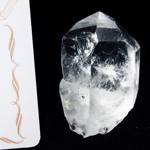 レムリアンシード水晶 原石 ミナスジェライス州コリント産 ※証明書付き[T370-4969]