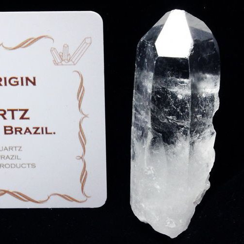 レムリアンシード水晶 原石 ミナスジェライス州コリント産 ※証明書付き[T370-4972]