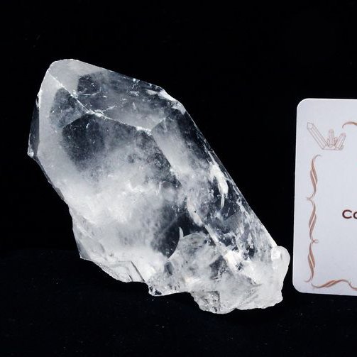 レムリアンシード水晶 原石 ミナスジェライス州コリント産 ※証明書付き[T370-4973]