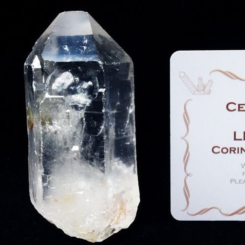 レムリアンシード水晶 原石 ミナスジェライス州コリント産 ※証明書付き[T370-4986]