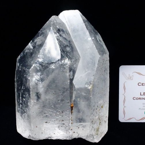 レムリアンシード水晶 原石 ミナスジェライス州コリント産 ※証明書付き[T370-5026]