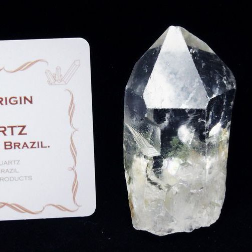 レムリアンシード ガーデン水晶 原石 ミナスジェライス州コリント産 ※証明書付き[T370-5033]