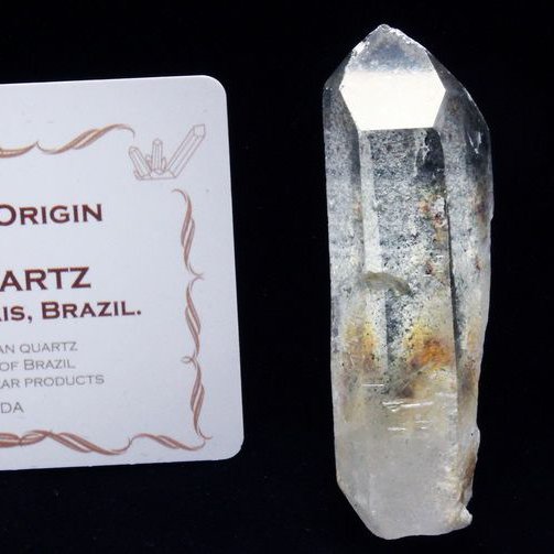 レムリアンシード ガーデン水晶 原石 ミナスジェライス州コリント産 ※証明書付き[T370-5034]