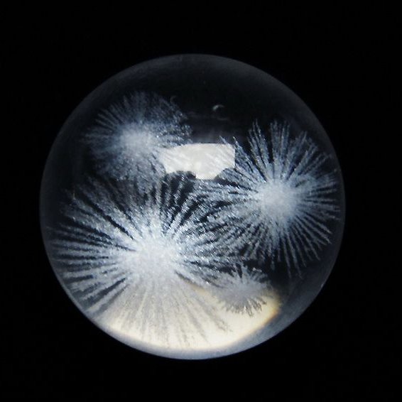 ホワイトスタークォーツ 丸玉 20mm [T371-2195]