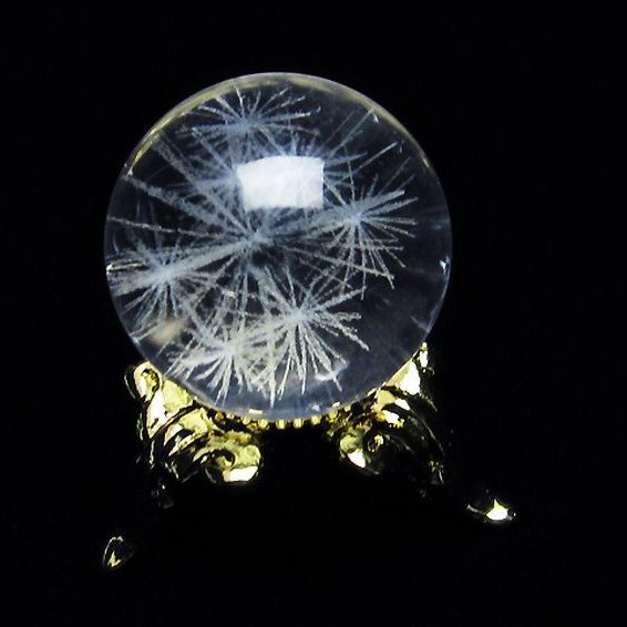 ホワイトスタークォーツ 丸玉 20mm [T371-2286]