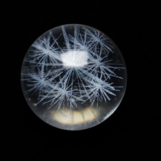 ホワイトスタークォーツ 丸玉 19mm [T371-2344]