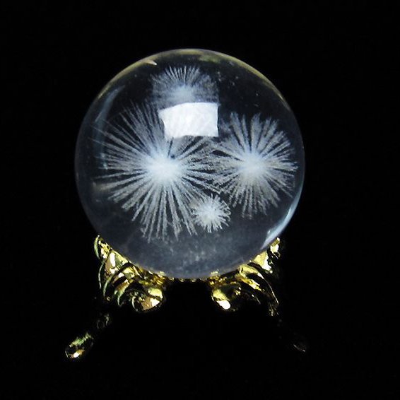 ホワイトスタークォーツ 丸玉 21mm [T371-2406]