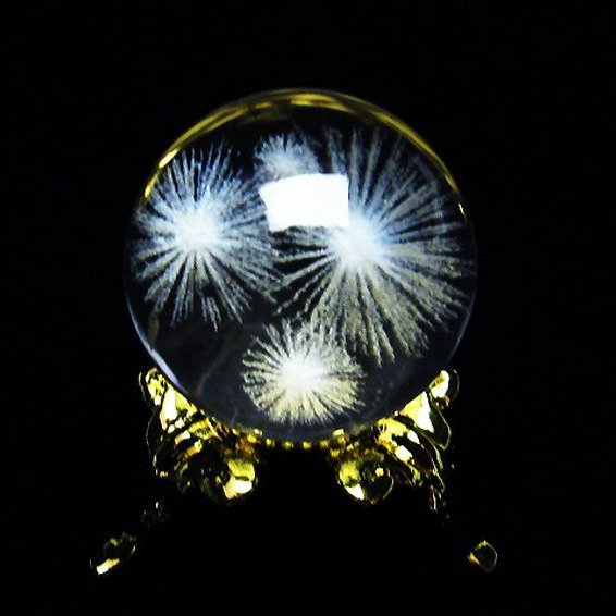 ホワイトスタークォーツ 丸玉 19mm [T371-2510]