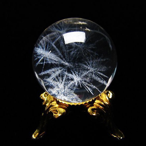 ホワイトスタークォーツ 丸玉 20mm [T371-2602]