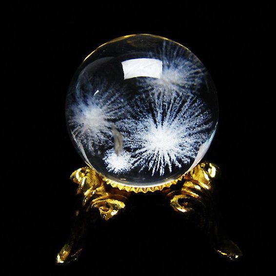 ホワイトスタークォーツ  丸玉 18mm [T371-2630]