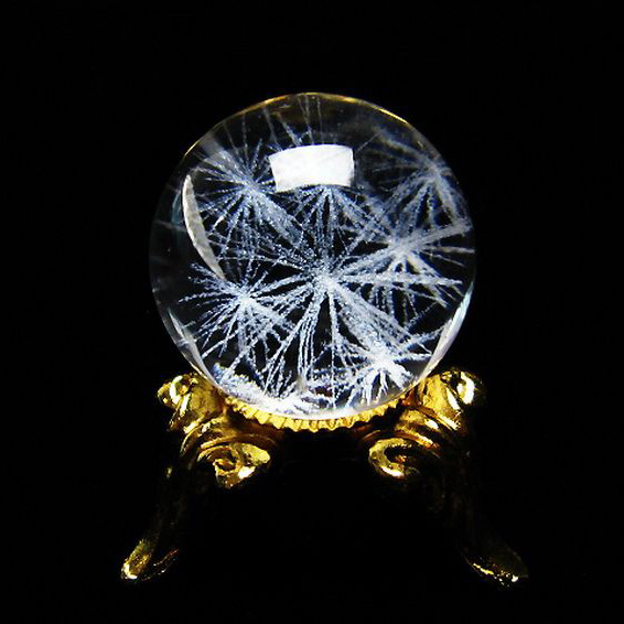 ホワイトスタークォーツ  丸玉 18mm [T371-2649]