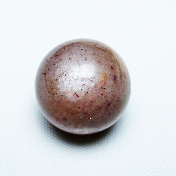 オレンジ ムーンストーン 丸玉 16mm [T371-3093]