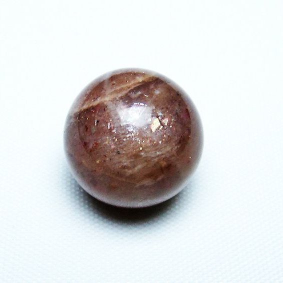 オレンジ ムーンストーン 丸玉 16mm [T371-3191]