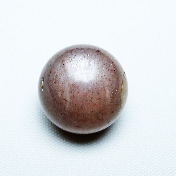 オレンジ ムーンストーン 丸玉 16mm [T371-3192]