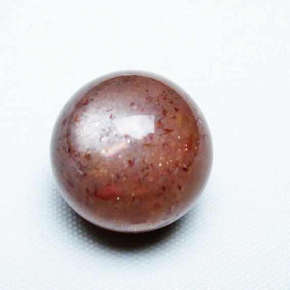 オレンジ ムーンストーン 丸玉 16mm [T371-3195]