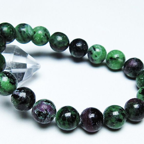 ルビーインゾイサイト ブレスレット 11mm [t372-3099]