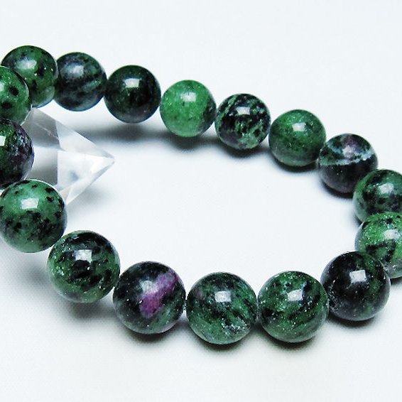 ルビーインゾイサイト ブレスレット 13mm [T372-3293]