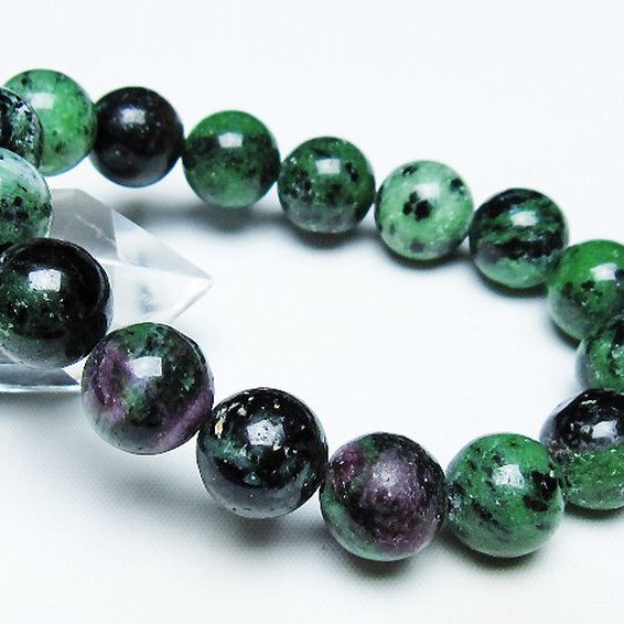 ルビーインゾイサイト ブレスレット 13mm [T372-3299]