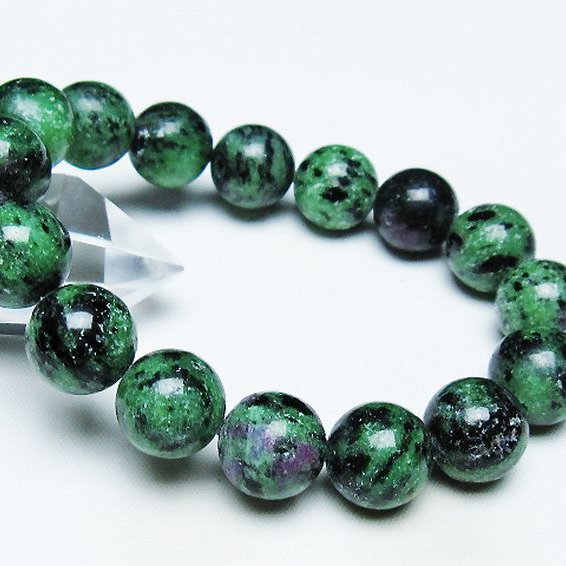 ルビーインゾイサイト ブレスレット 13mm [T372-3301]