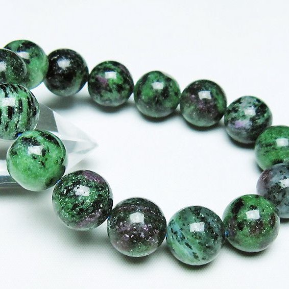 ルビーインゾイサイト ブレスレット 14mm [t372-3480]