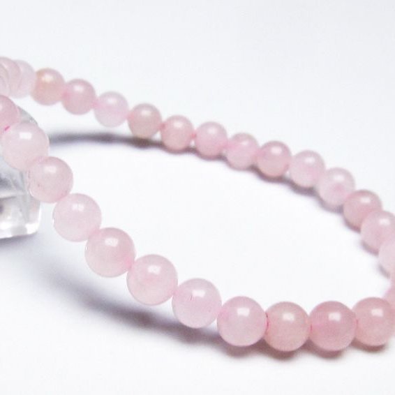 ローズクォーツ ブレスレット 6mm [T373-5614]