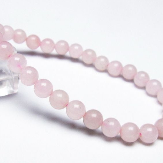 ローズクォーツ ブレスレット 6mm [t373-5615]