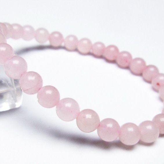 ローズクォーツ ブレスレット 6mm [T373-5616]