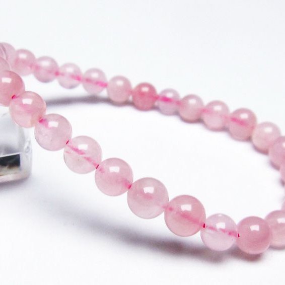 ローズクォーツ ブレスレット 6mm [t373-5645]